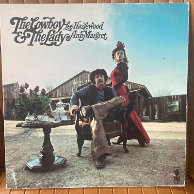 COWBOY & THE LADY FIRST PRESS LEE HAZLEWOOD ANN MARGRET VINYL LP RECORD ALBUM !!