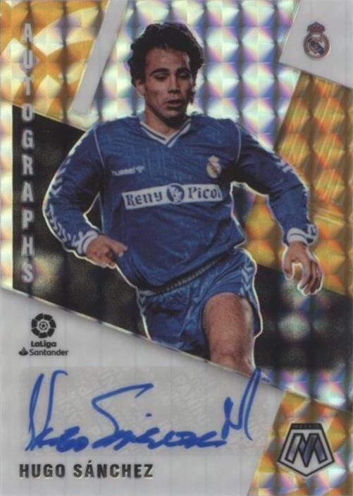 PANINI サッカーカード MOSAIC LALIGA PRIZM HUGO SANCHEZ REAL MADRID #A-HS 送料無料 中古 IT2 2020-21 Panini Mosaic La Liga - Autographs Mosaic Hugo