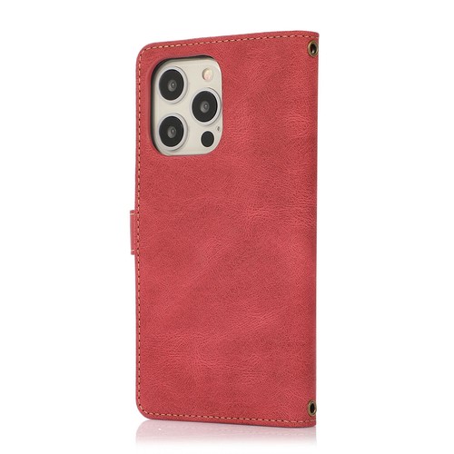 Funda protectora abatible con ranuras para tarjetas de crédito billetera con soporte de cuero con cordón para Apple iPhone - Imagen 45 de 49