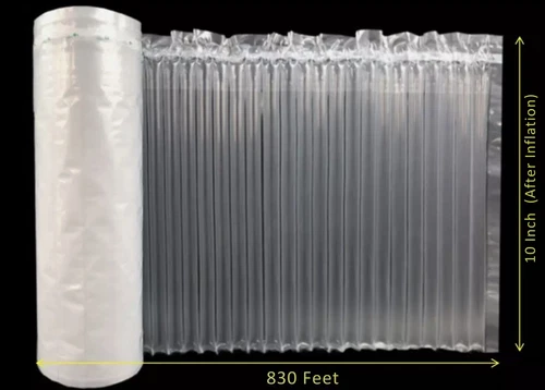 Inflatable Air Pillow Column Wrap for Heavy Duty Packing and Shipping 12" x 830' - product listing photo