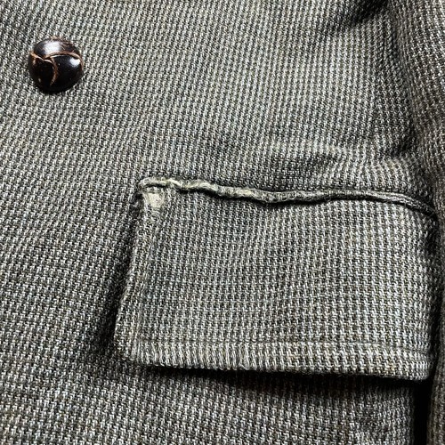 Vintage 60s Brooks Brothers Tweed Coat Fur Collar Lined Atomic Overcoat 44 - Picture 14 of 14