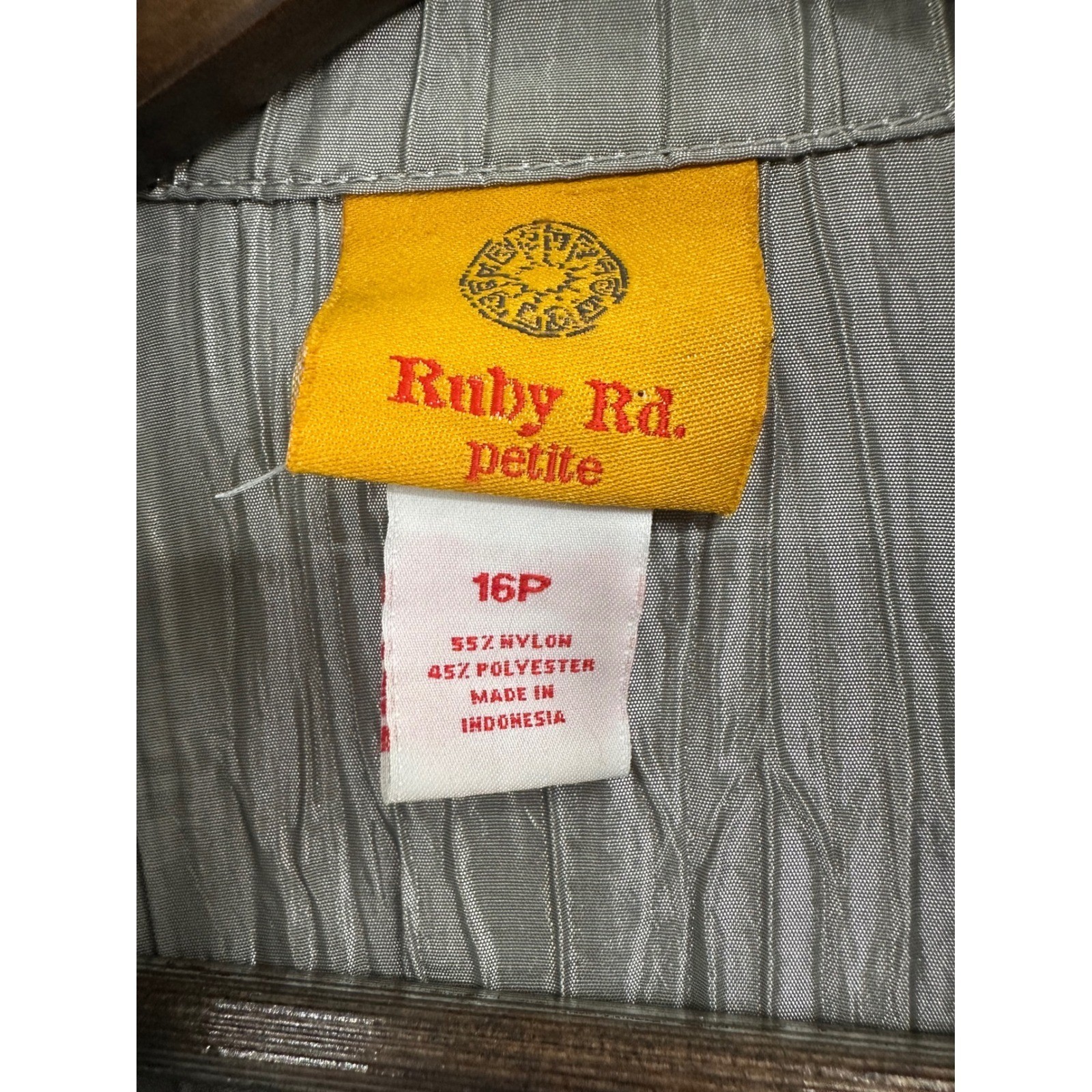 Ruby Rd Petite Crinkle Texture Zip Front Drawstri… - image 4