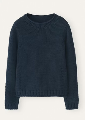 New Poetry HIGH-NECK SWEATER Cotton tape, Full Color & Size !!