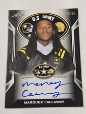Marquez Callaway 2016 Leaf All American Bowl Autograph Card 6/15