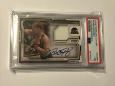 Ronda Rousey 2014 Topps UFC Champions Auto Autograph Relic PSA 7