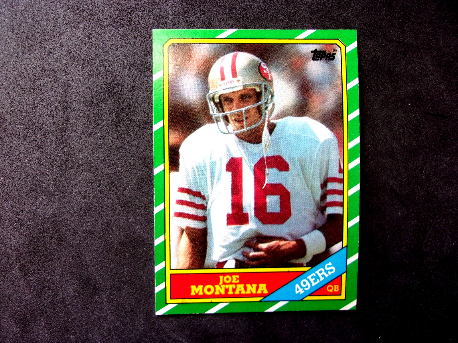 1986 TOPPS #156 JOE MONTANA IN NRMT+++CONDITION..49ERS.,HOFAMER