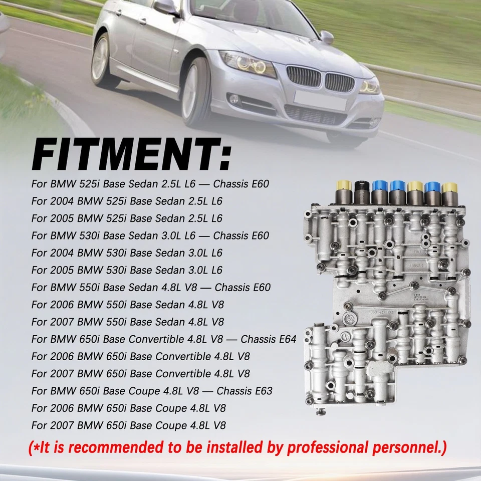 A052 6HP19 6HP21 Transmission Valve Body Solenoids Fit for BMW Jaguar Hyundai - Image 3 of 4