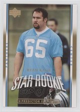 2007 Upper Deck Star Rookie Star Rookies Predictor Edition Ryan Kalil #215 RC