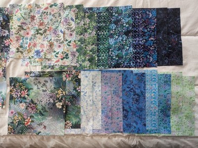Topia 26-Piece Layer Cake Wishwell by Robert Kaufman Botanical Floral