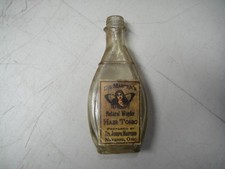 Vintag Dr. Master's Natural Wonder Hair Tonic Bottle w Paper Label. Navarre, Oh.