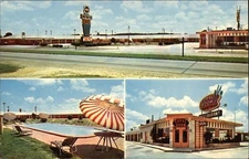 Wilson, North Carolina NC The Huntington Motel Tichnor Chrome Vintage Postcard