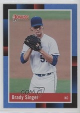 2022 Panini Donruss Retro 1988 Holo Blue Brady Singer #232 0s1o