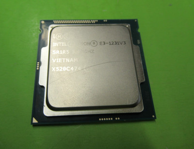 Intel Xeon E3-1231 v3 SR1R5 3.4GHz Quad Core LGA 1150 CPU Processor