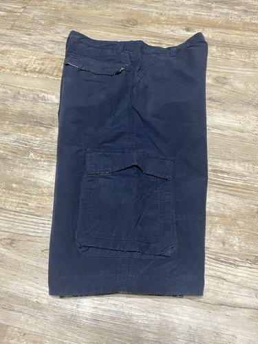 Boy’s 28X10 Navy Cargo Shorts U.S POLO ASSN (Size 18) embroidered logo pocket - Picture 2 of 22