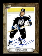 2024-25 Upper Deck Engrained Icons BH-CS Cory Sarich Beehive Portrait Signatures