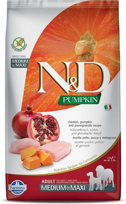 Farmina Natural & Delicious Grain-Free Chicken, Pumpkin and Pomegranate Dry Medi