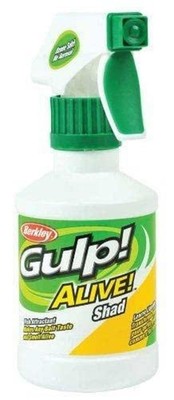 Gulp Alive Shad Shiner Fish Attractant 8 Ounce Spray Enhances Bait Effectiveness