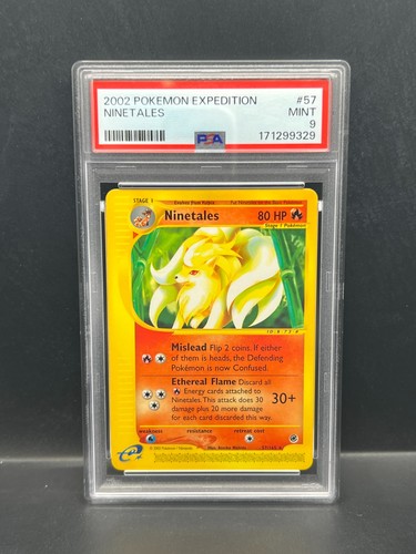 Ninetales graded PSA 9 for sale on eBay
