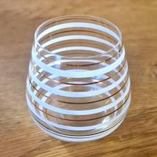 6er Set Trinkgläser Mid Century transparent/...
