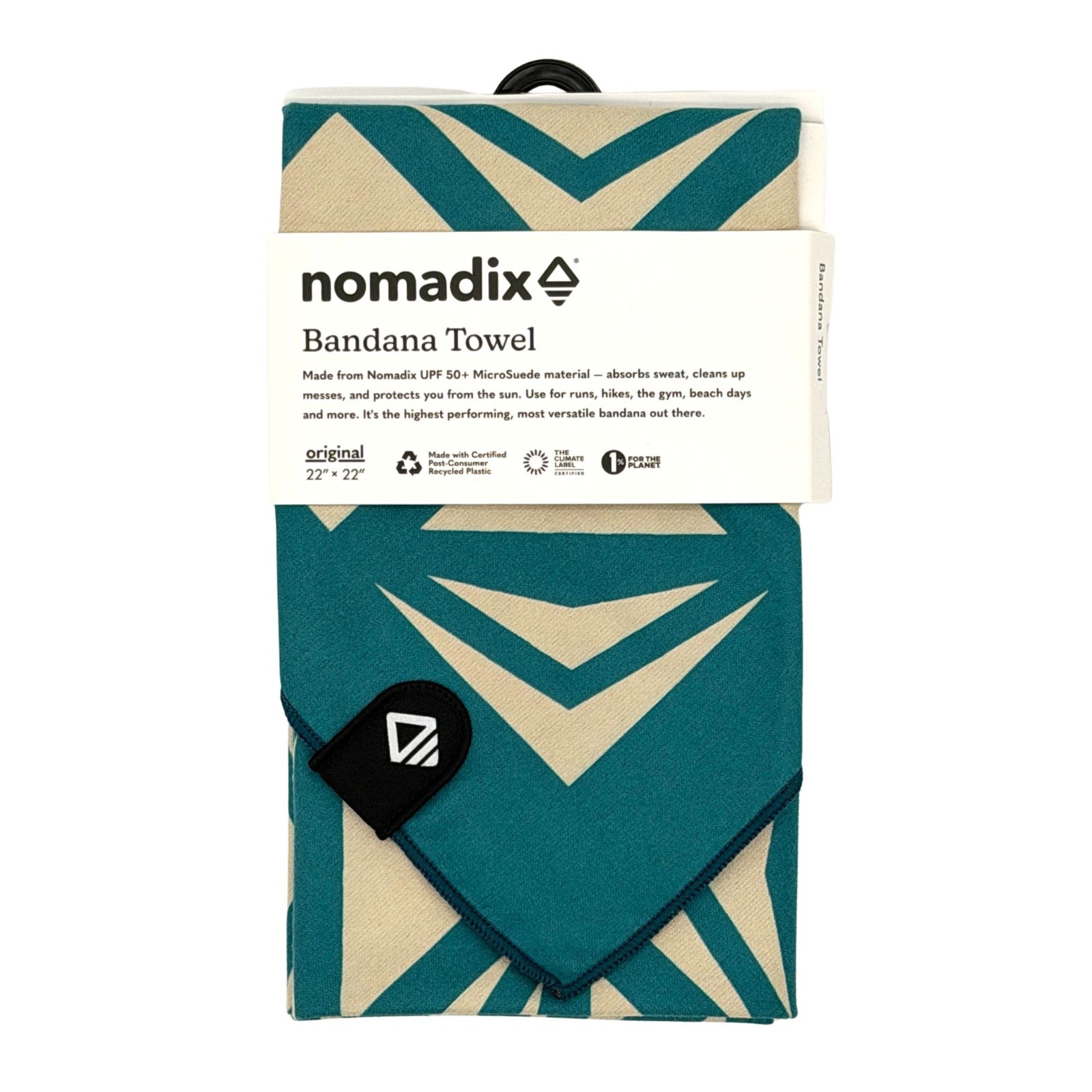 Nomadix Bandana Towel – 22" x 22" – Lightweight & Quick-Dry Choose Color