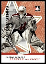 2006-07 In The Game Between the Pipes Justin Leclerc Lethbridge Hurricanes #29