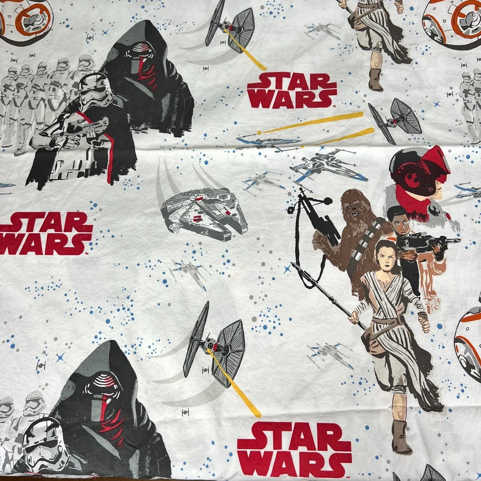 Juego de sábanas gemelas Pottery Barn Kids Star Wars The Force Awakens Kylo Ren 3 piezas Foto 4 de 4