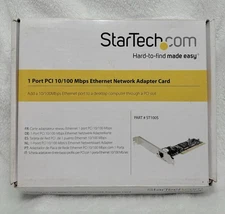STARTECH 1 PORT PCI 10/100Mbps ETHERNET NETWORK ADAPTER CARD # ST100S  Sealed