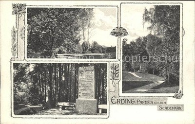 Erding Bavaria City Park
