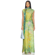 Yellow The Label Irises Monet Maxi Dress – Path Of Irises