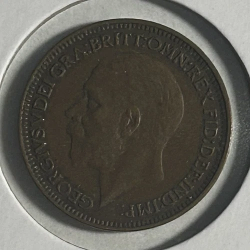 1935 George V Farthing — photo from the most recent tracked eBay sale