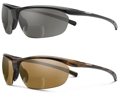 Suncloud Zephyr Polarized Semi-Rimless Wraparound Reader Sunglasses - S-ZEPP