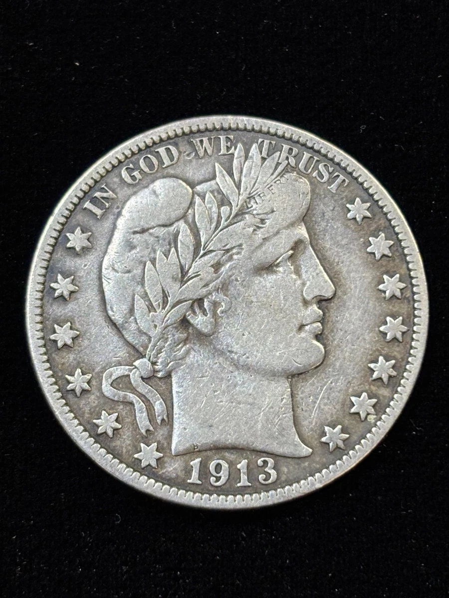 1913 Year Barber Half Dollars (1892-1915) Just Listed 2026