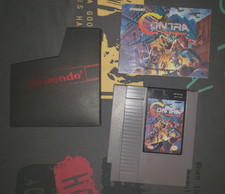 Contra Force NES Cartridge Sleeve and Manual Tested Working Free Shipping