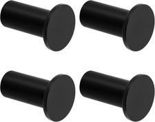 Black Towel Hooks for Bathrooms, Heavy Duty Wall Hooks for Hanging