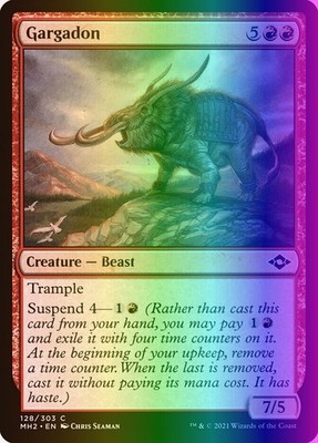 MTG Magic the Gathering Gargadon (128/767) Modern Horizons 2 NM FOIL