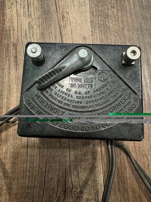 Lionel Single Train Multi Volt Toy Transformer Type 1026 25 Watt TESTED
