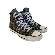Converse Chuck Taylor All Star Hi Bug Graphic Kids Sneakers Black A00385F 4.5