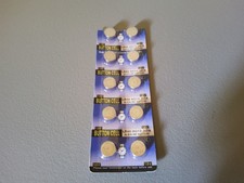 10 AG13 LR44 357 L1154 A76 PX76A 303 D303 LOOPACEL Alkaline Button Cell Battery