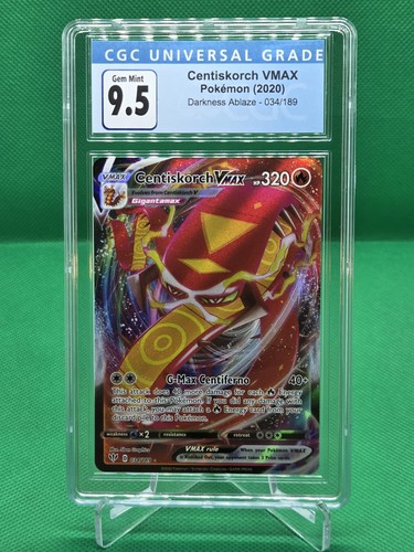 Centiskorch VMAX graded CGC 9.5 for sale on eBay