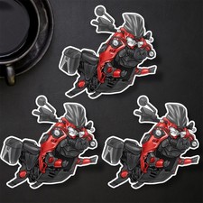 Kawasaki Klr650 2022-2025 Pig Stickers-set Of 3 Kiss-cut Motorcycle Decals Kawasaki Klr650 2022-2025 Pig Stickers-set Of 3 Kiss-cut Motorcycle Decals