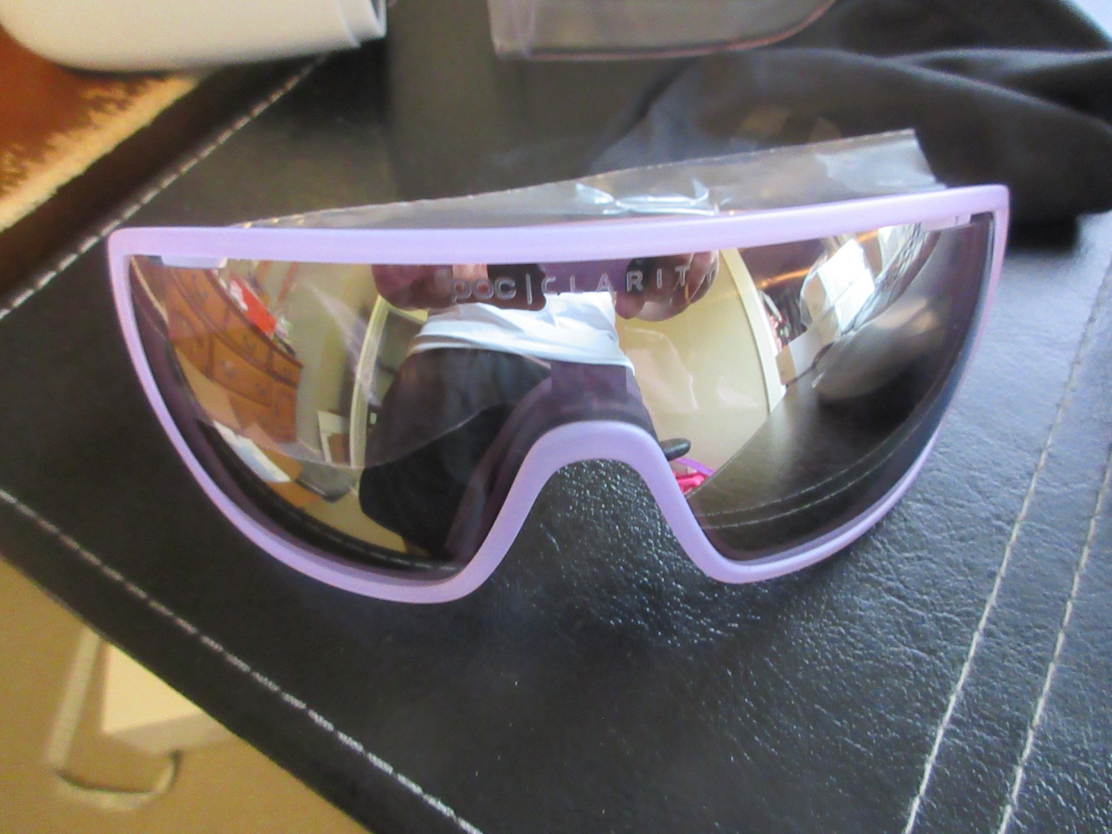 New POC Do Blade Sunglasses Purple Quartz Translucent Violet/Silver Mirror