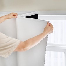 100 Blackout Shades Window Cover Self Adhesive Curtains Sticky Curtain Portable