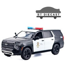 Motormax 2025 Chevrolet Tahoe Lapd La Police Car 124 With Lights Sound 79627