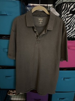 NWOT Redhead Polo Shirt Mens M Short Sleeve Cotton Knit Brown 3 Button