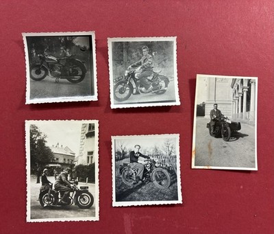 org. Foto, 5x, Oldtimer, Motorrad, Österreich, Puch