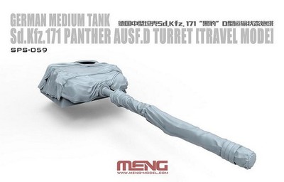 Meng Models SPS-059 1/35 Sd.Kfz. 171 Panther Ausf.D, Turm mit Abdeckung