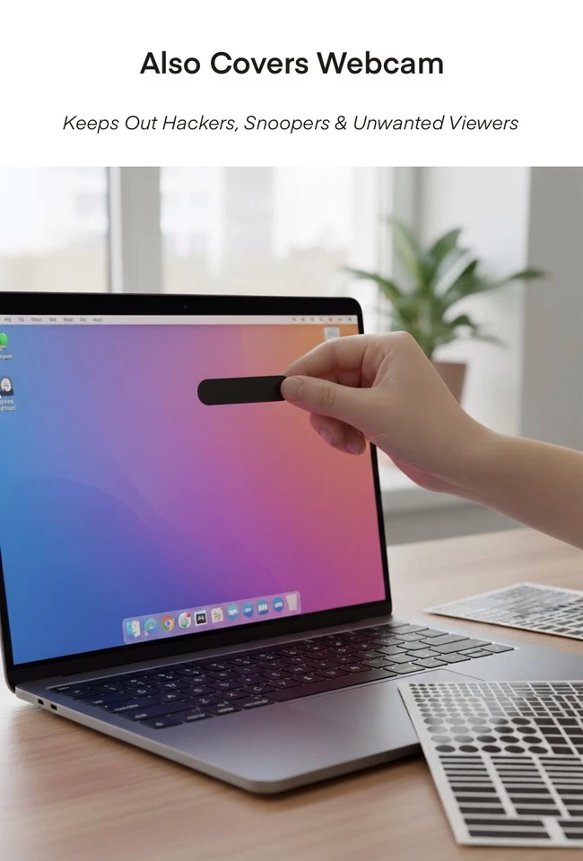 LED Light-Blocking Decals for Devices | 340 Pc Blackout Sticker 2-Sheets | Black - Image 4 of 4