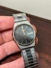 Vintage Seiko Watch Men 8123-7049 Black Dial Day Date 35mm - For Repair