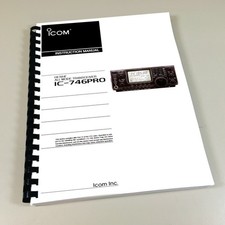 Icom IC-746PRO Instruction manual 116 pages