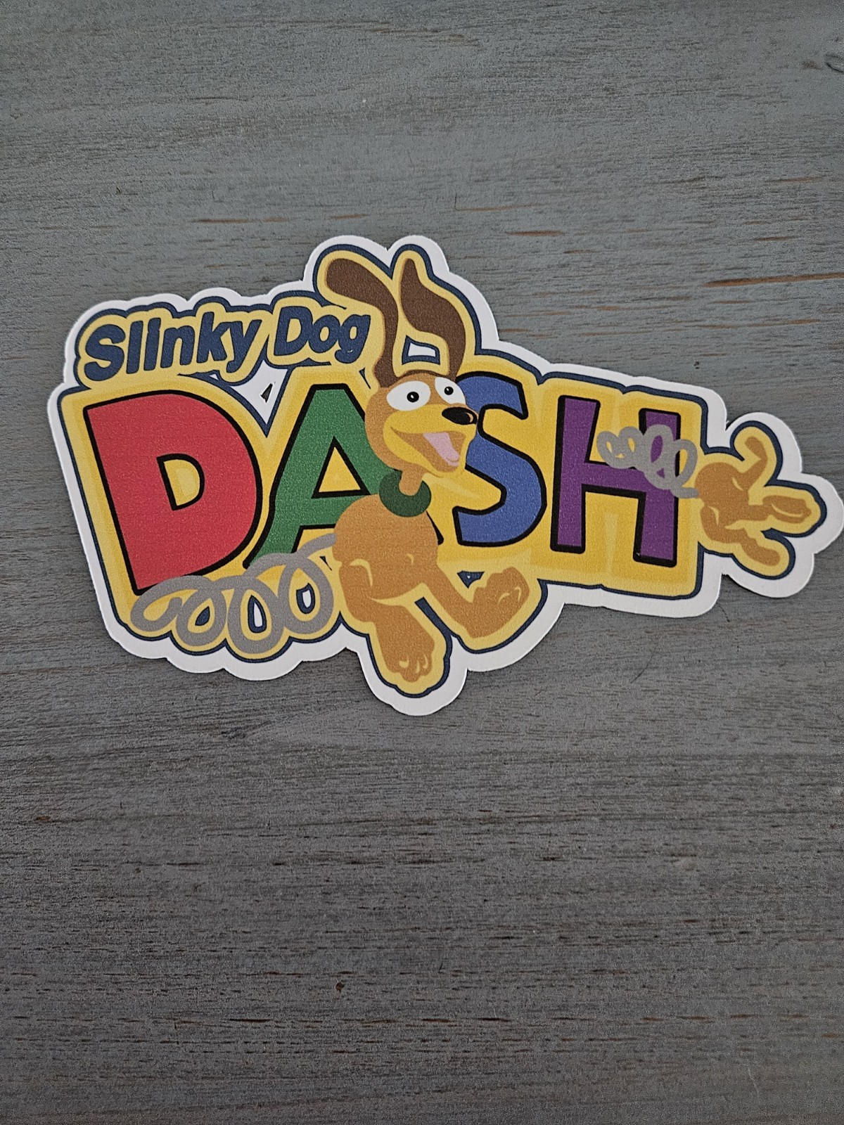 Disney's SLINKY DOG DASH LARGE Printed Scrapbook Embellishment Die Cut